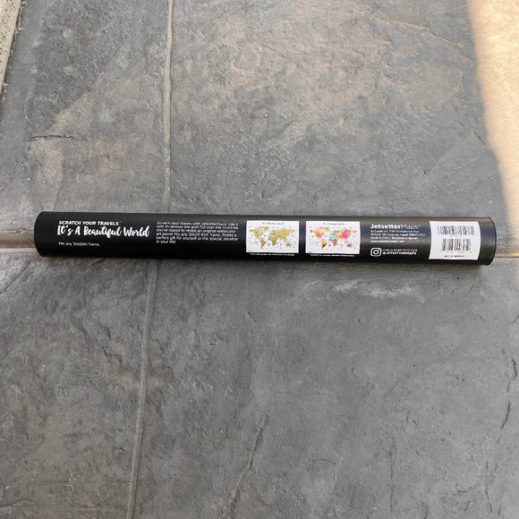 JetsetterMaps "It's a Beautiful World-Scratch Your Travels" - World Map 30x20" - Picture 6 of 8